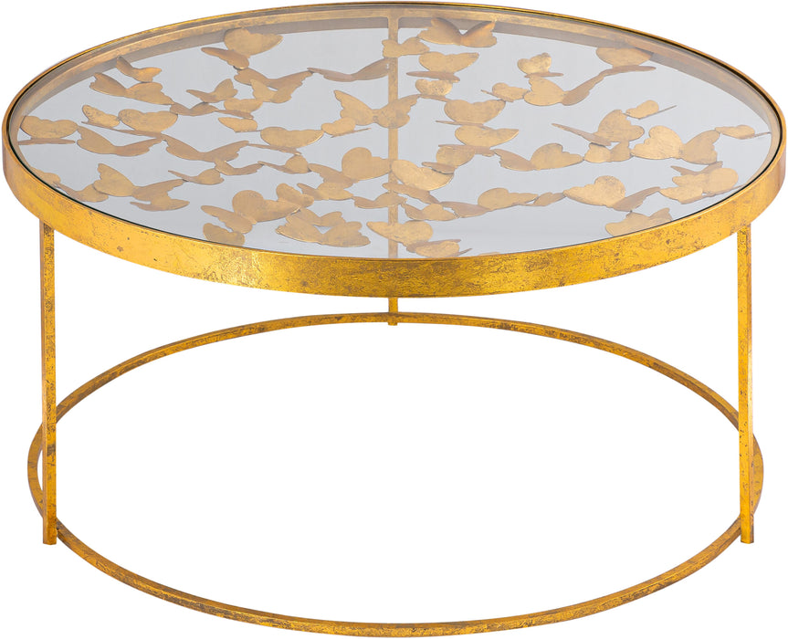 Butterfly Gold Coffee Table - Just Furniture (PA) - Multi Location