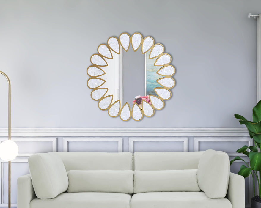 Shell White Mirror - Just Furniture (PA) - Multi Location