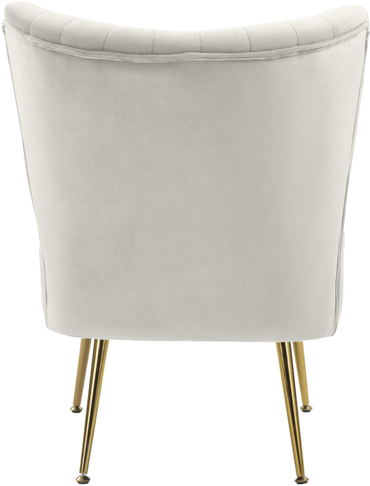 Tess Cream Velvet Accent Chair - Just Furniture (PA) - Multi Location