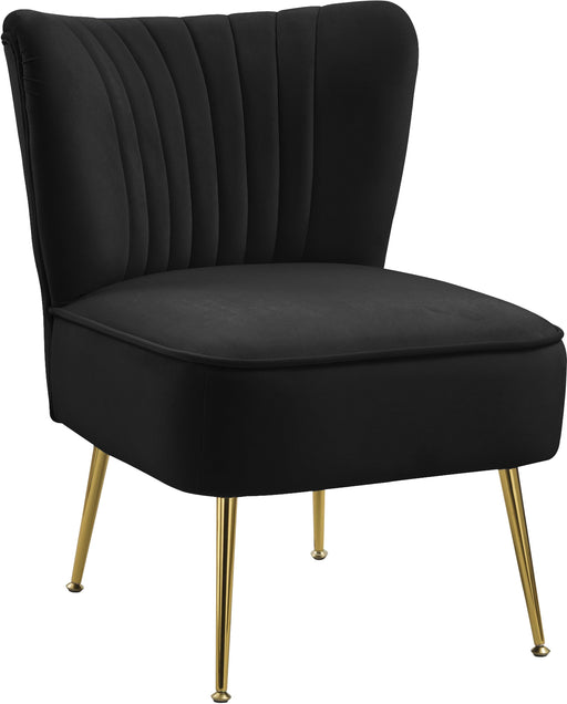Tess Black Velvet Accent Chair - Just Furniture (PA) - Multi Location