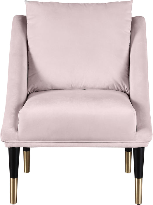 Elegante Pink Velvet Accent Chair - Just Furniture (PA) - Multi Location