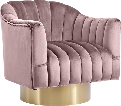 Farrah Pink Velvet Accent Chair - Just Furniture (PA) - Multi Location