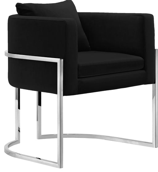 Pippa Black Velvet Accent Chair - Just Furniture (PA) - Multi Location
