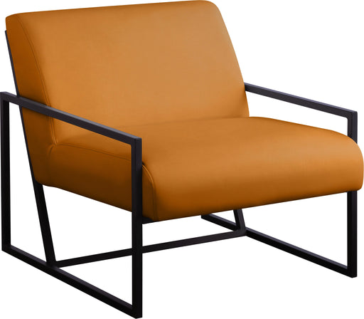Industry Cognac Faux Leather Accent Chair - Just Furniture (PA) - Multi Location