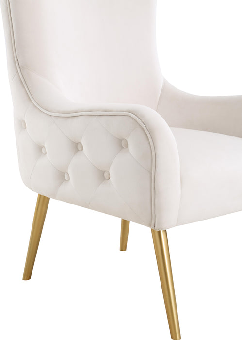 Alexander Cream Velvet Accent Chair - Just Furniture (PA) - Multi Location