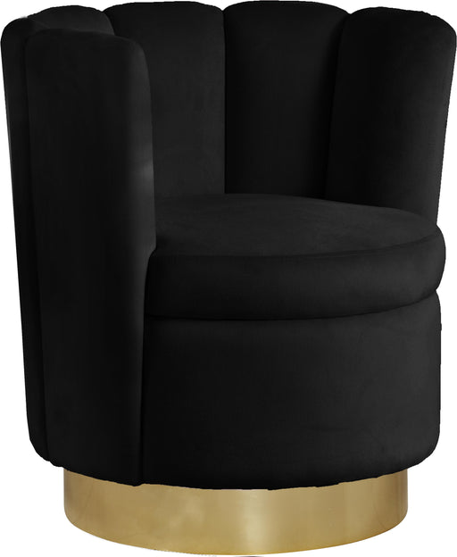 Lily Black Velvet Accent Chair - Just Furniture (PA) - Multi Location
