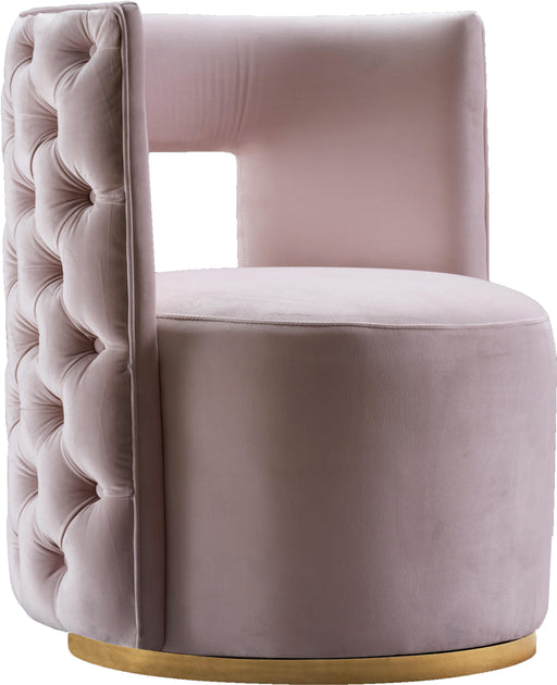 Theo Pink Velvet Accent Chair - Just Furniture (PA) - Multi Location