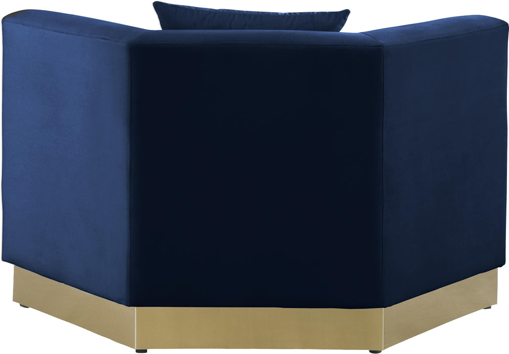 Marquis Navy Velvet Chair - Just Furniture (PA) - Multi Location