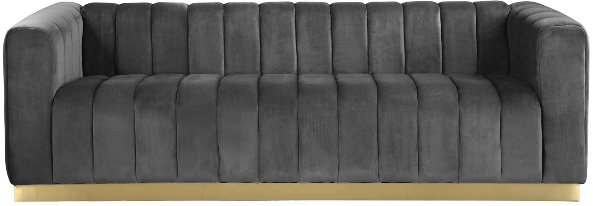 Marlon Grey Velvet Sofa - Just Furniture (PA) - Multi Location