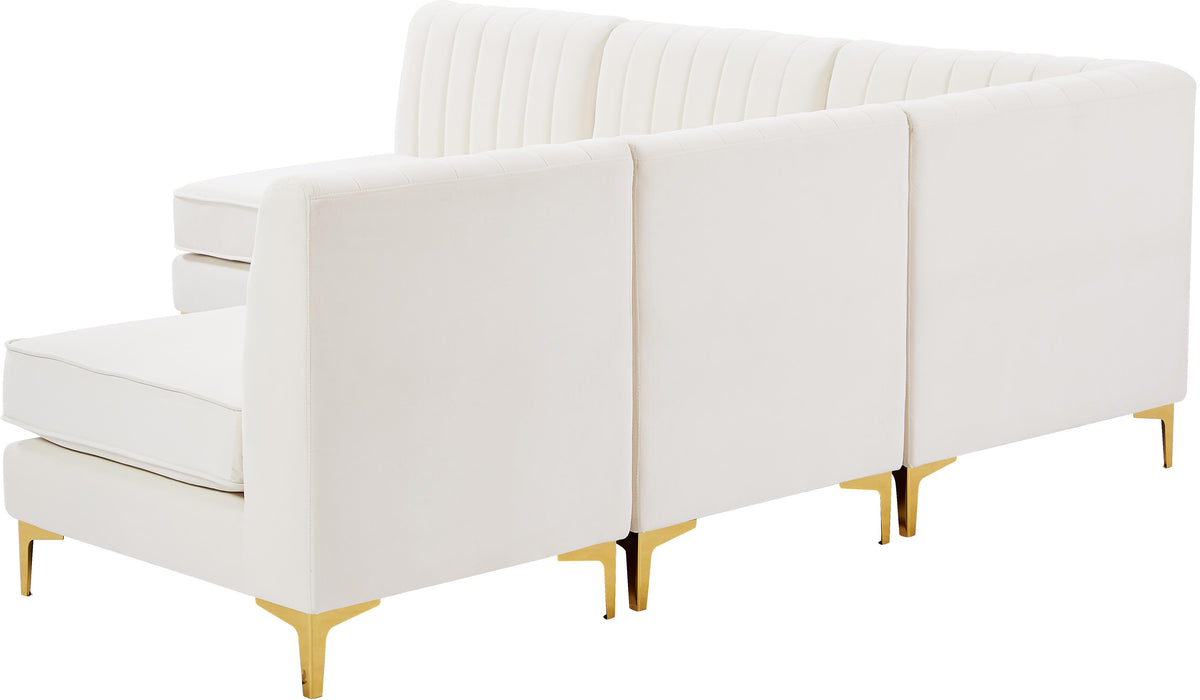 Alina Cream Velvet Modular Sectional - Just Furniture (PA) - Multi Location