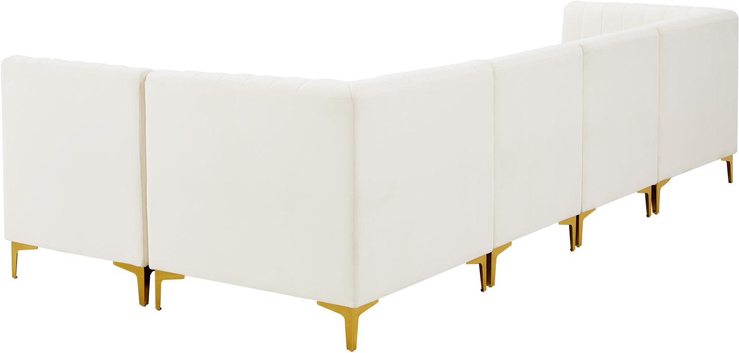 Alina Cream Velvet Modular Sectional - Just Furniture (PA) - Multi Location