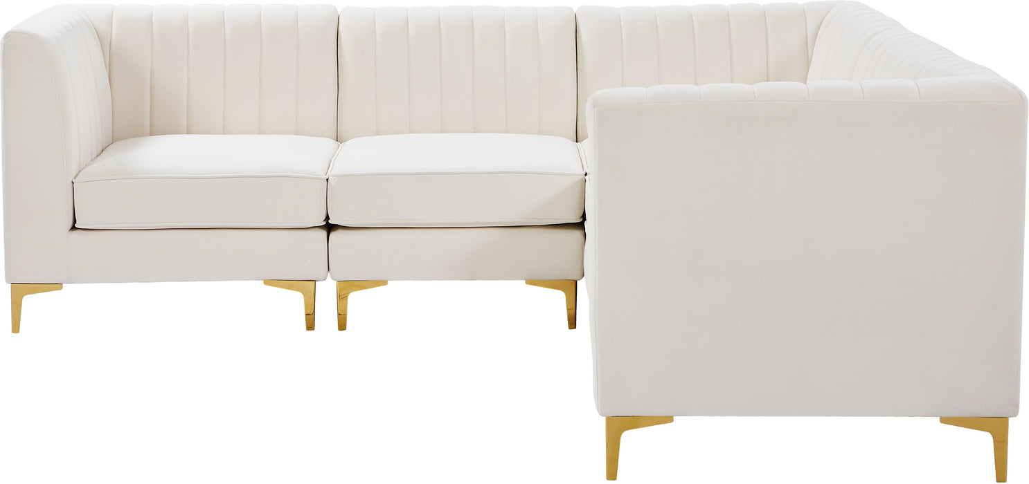 Alina Cream Velvet Modular Sectional - Just Furniture (PA) - Multi Location