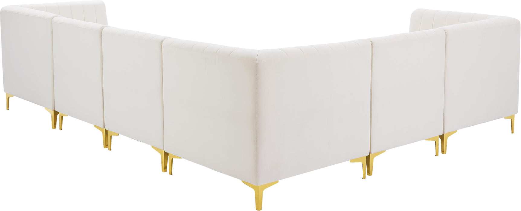 Alina Cream Velvet Modular Sectional - Just Furniture (PA) - Multi Location