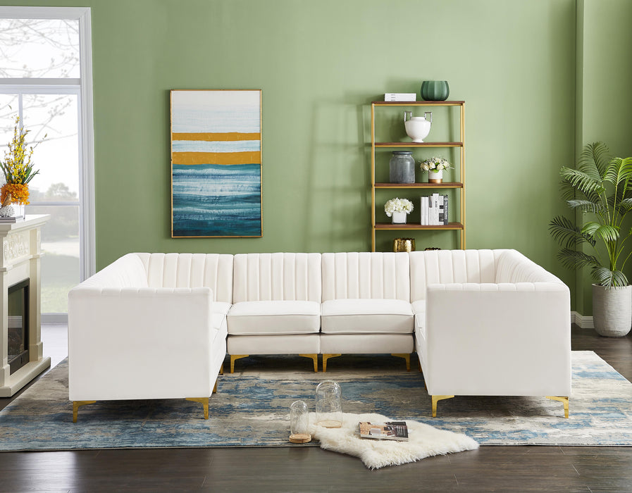 Alina Cream Velvet Modular Sectional - Just Furniture (PA) - Multi Location