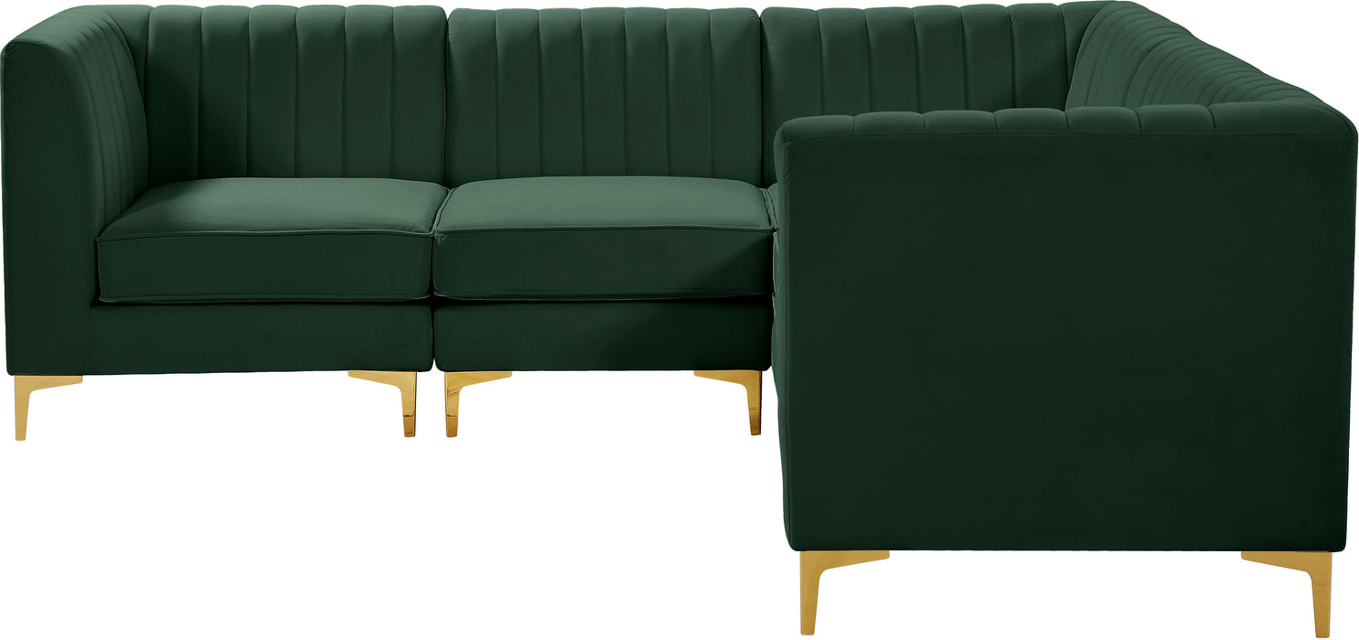 Alina Green Velvet Modular Sectional - Just Furniture (PA) - Multi Location