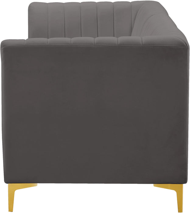Alina Grey Velvet Modular Sofa - Just Furniture (PA) - Multi Location