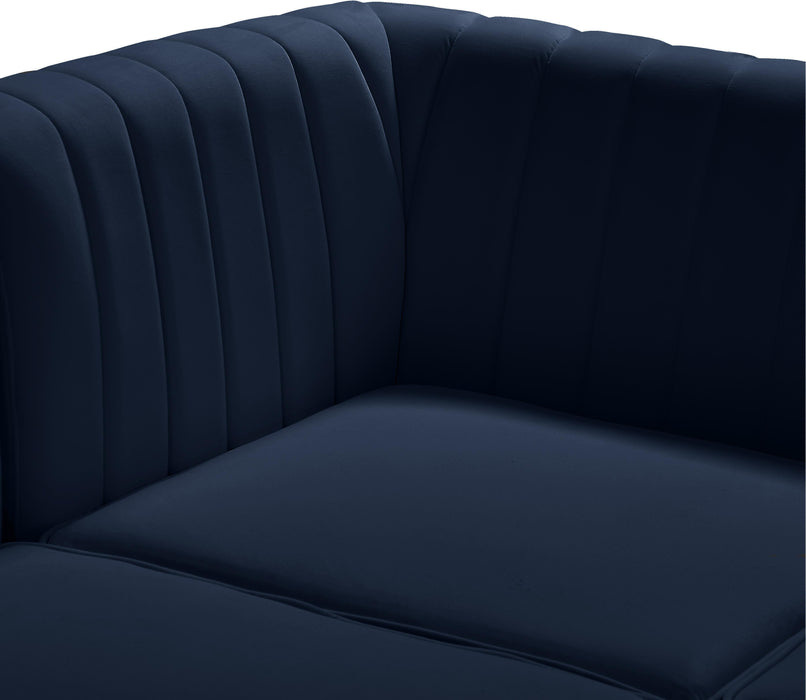 Alina Navy Velvet Modular Sectional - Just Furniture (PA) - Multi Location