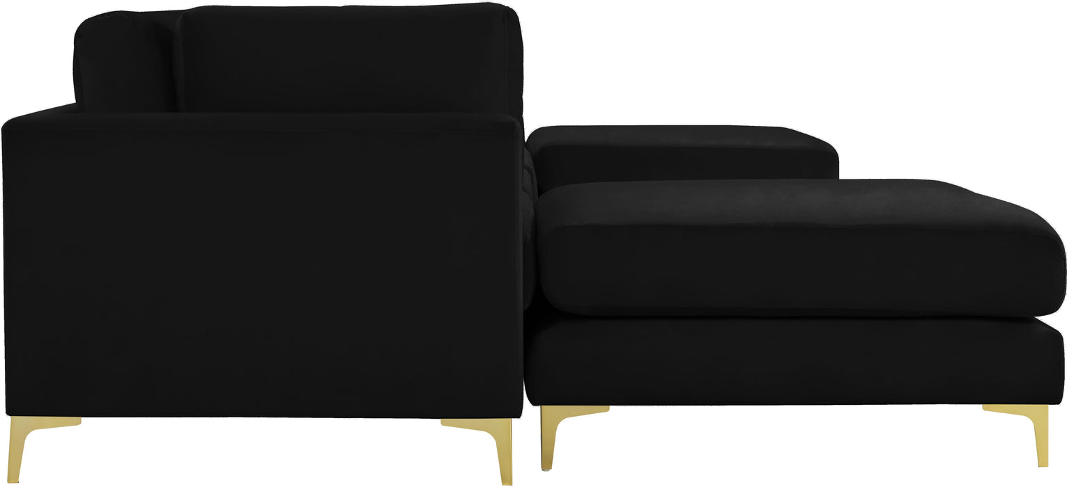 Julia Black Velvet Modular Sectional (6 Boxes) - Just Furniture (PA) - Multi Location