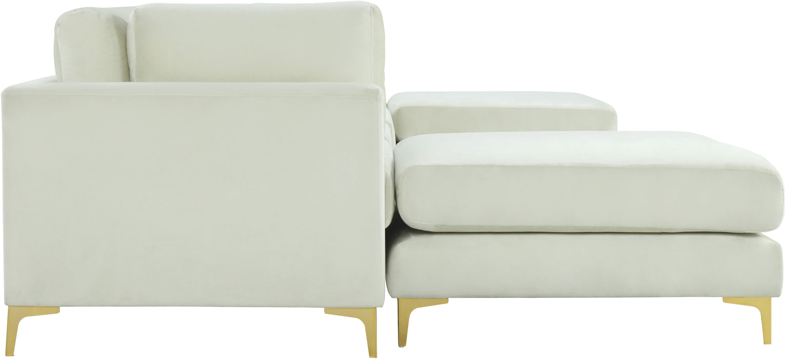 Julia Cream Velvet Modular Sectional (6 Boxes) - Just Furniture (PA) - Multi Location