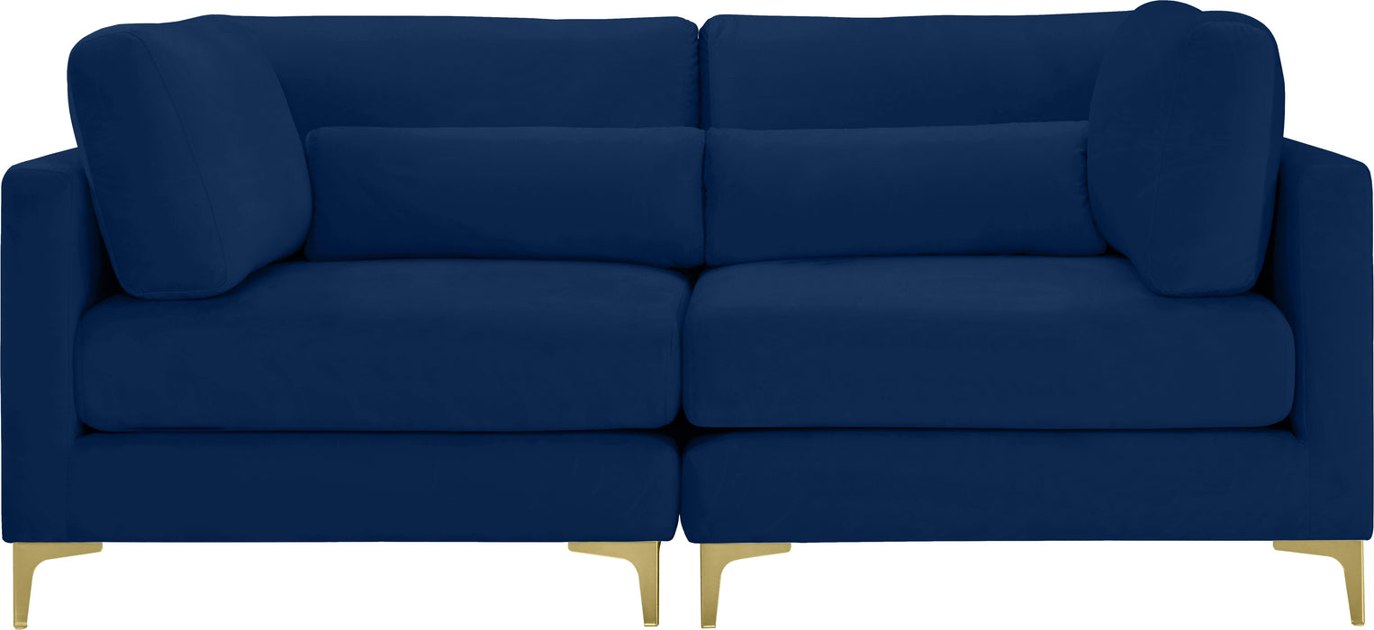 Julia Navy Velvet Modular Sofa - Just Furniture (PA) - Multi Location