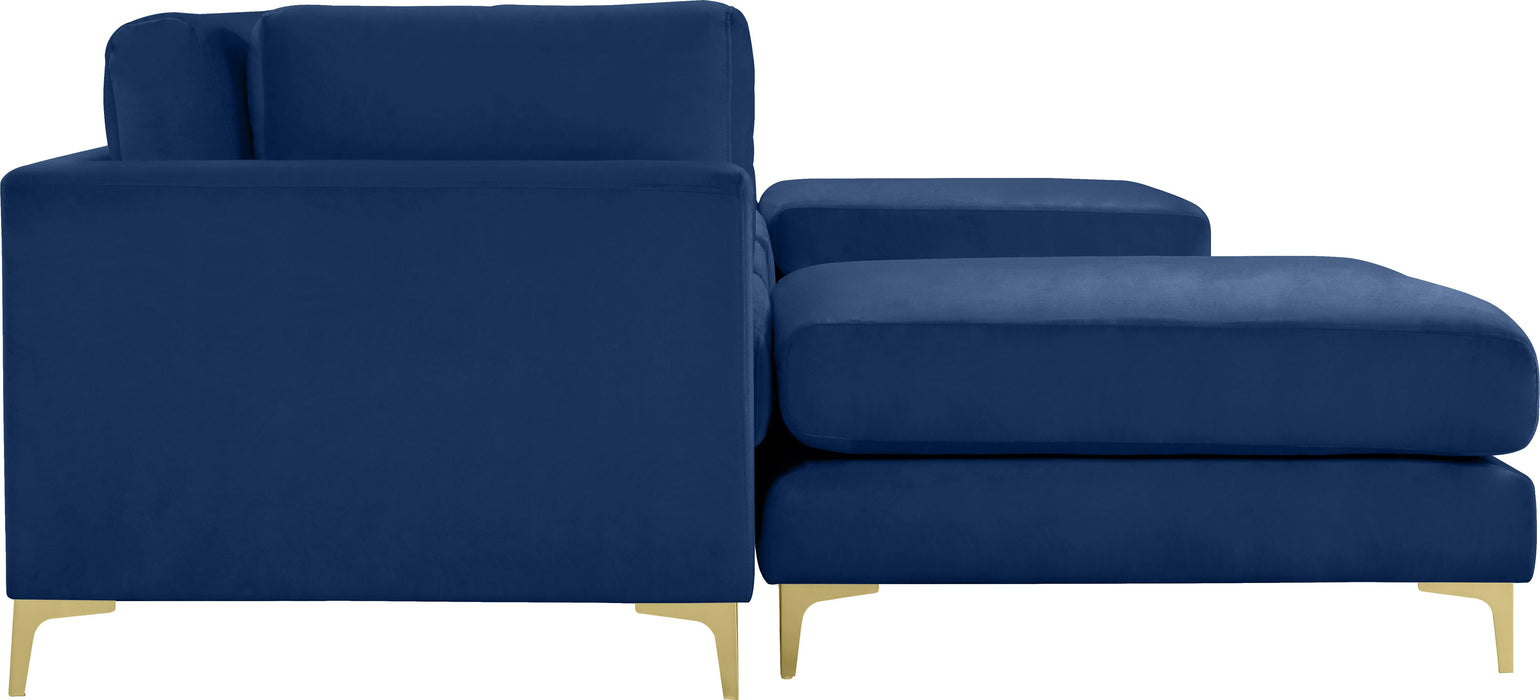 Julia Navy Velvet Modular Sectional (6 Boxes) - Just Furniture (PA) - Multi Location