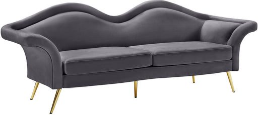 Lips Grey Velvet Sofa - Just Furniture (PA) - Multi Location