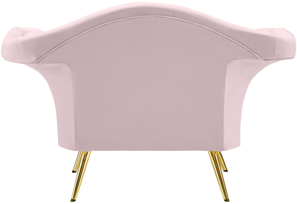 Lips Pink Velvet Chair - Just Furniture (PA) - Multi Location