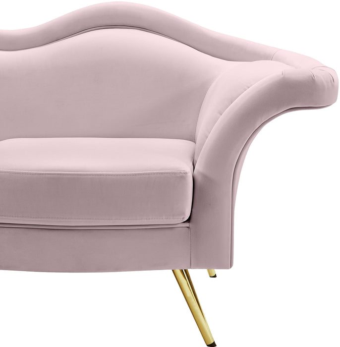 Lips Pink Velvet Chair - Just Furniture (PA) - Multi Location