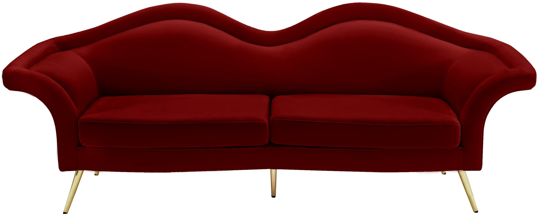 Lips Red Velvet Sofa - Just Furniture (PA) - Multi Location