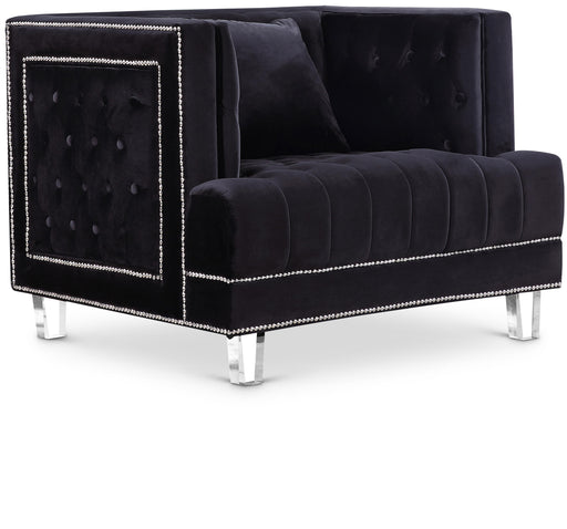 Lucas Black Velvet Chair - Just Furniture (PA) - Multi Location