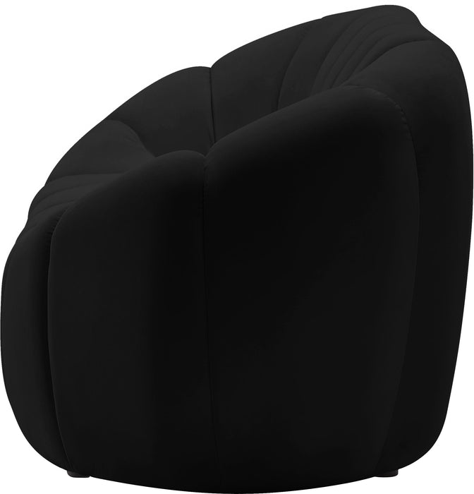 Elijah Black Velvet Sofa - Just Furniture (PA) - Multi Location