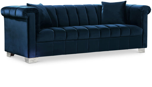 Kayla Navy Velvet Sofa - Just Furniture (PA) - Multi Location