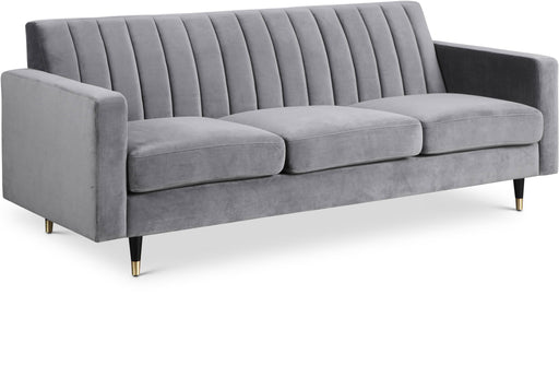 Lola Grey Velvet Sofa - Just Furniture (PA) - Multi Location