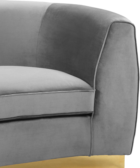 Julian Grey Velvet Sofa - Just Furniture (PA) - Multi Location