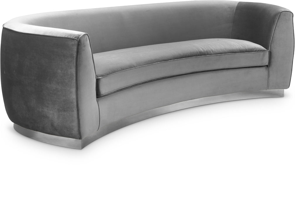 Julian Grey Velvet Sofa - Just Furniture (PA) - Multi Location