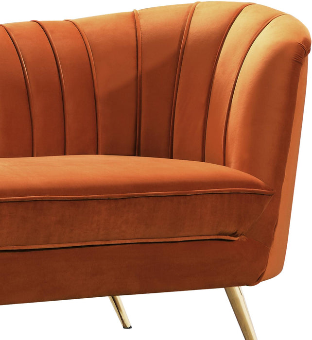 Margo Cognac Velvet Sofa - Just Furniture (PA) - Multi Location