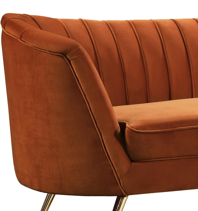 Margo Cognac Velvet Sofa - Just Furniture (PA) - Multi Location