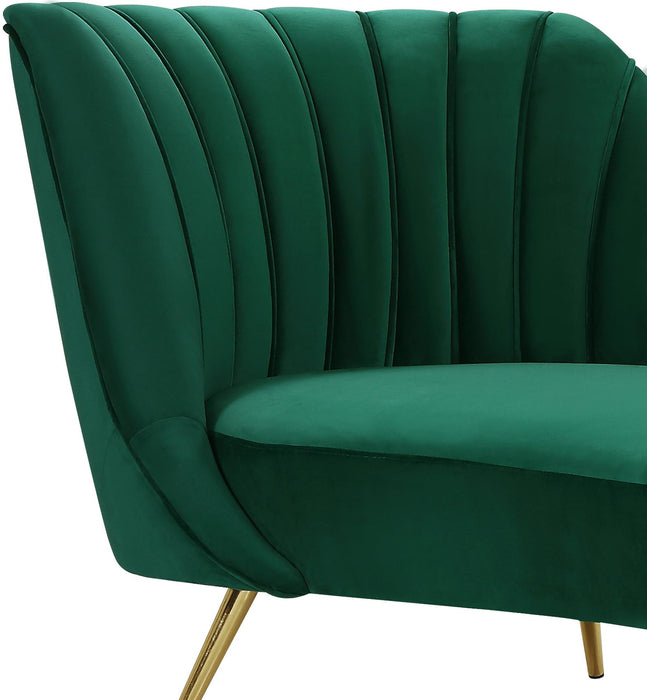Margo Green Velvet Chaise - Just Furniture (PA) - Multi Location