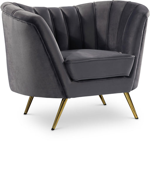 Margo Grey Velvet Chair - Just Furniture (PA) - Multi Location