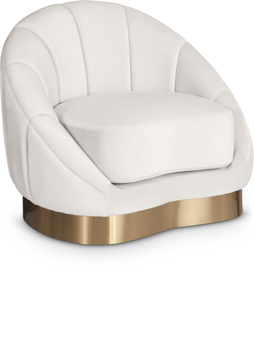 Shelly Cream Velvet Chair - Just Furniture (PA) - Multi Location