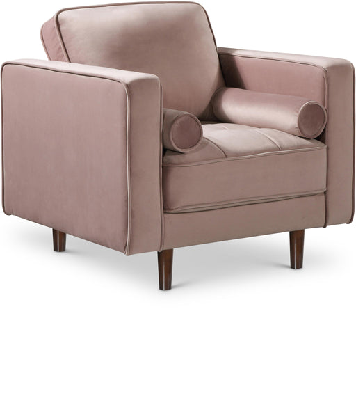 Emily Pink Velvet Chair - Just Furniture (PA) - Multi Location