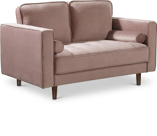 Emily Pink Velvet Loveseat - Just Furniture (PA) - Multi Location