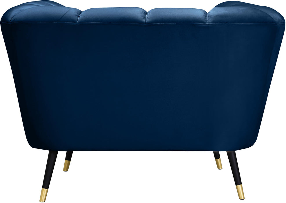 Beaumont Navy Velvet Chair - Just Furniture (PA) - Multi Location