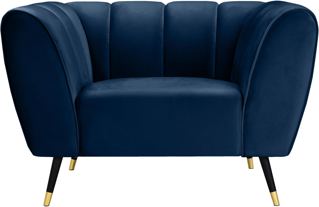 Beaumont Navy Velvet Chair - Just Furniture (PA) - Multi Location