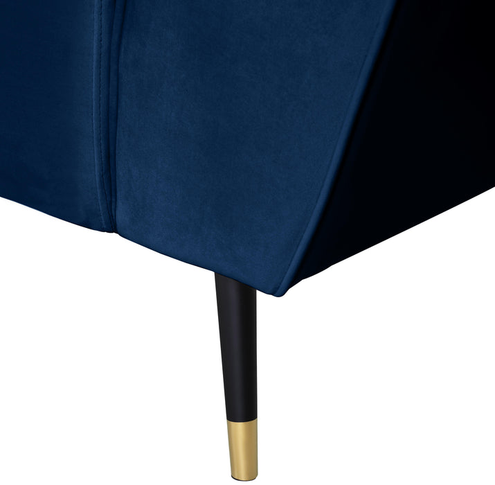 Beaumont Navy Velvet Chair - Just Furniture (PA) - Multi Location