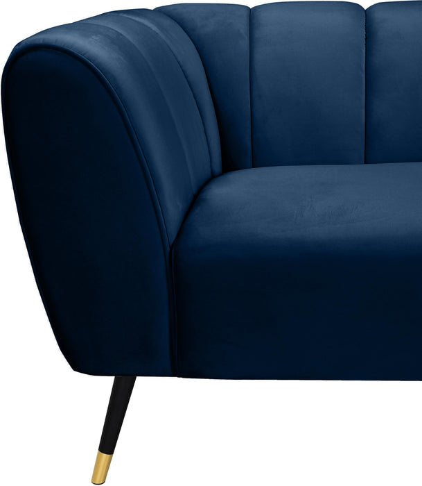 Beaumont Navy Velvet Chair - Just Furniture (PA) - Multi Location