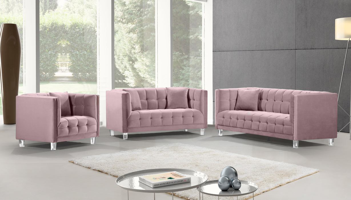 Mariel Pink Velvet Chair - Just Furniture (PA) - Multi Location