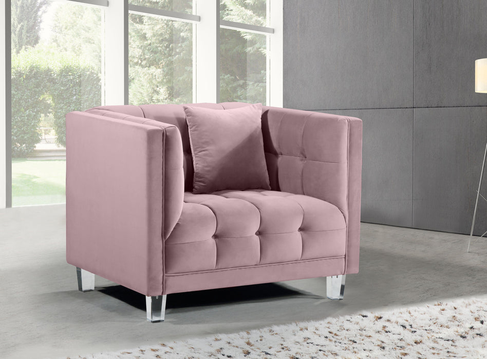 Mariel Pink Velvet Chair - Just Furniture (PA) - Multi Location