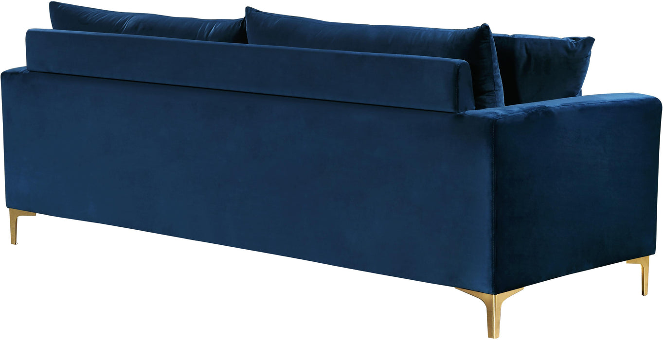 Naomi Navy Velvet Sofa - Just Furniture (PA) - Multi Location
