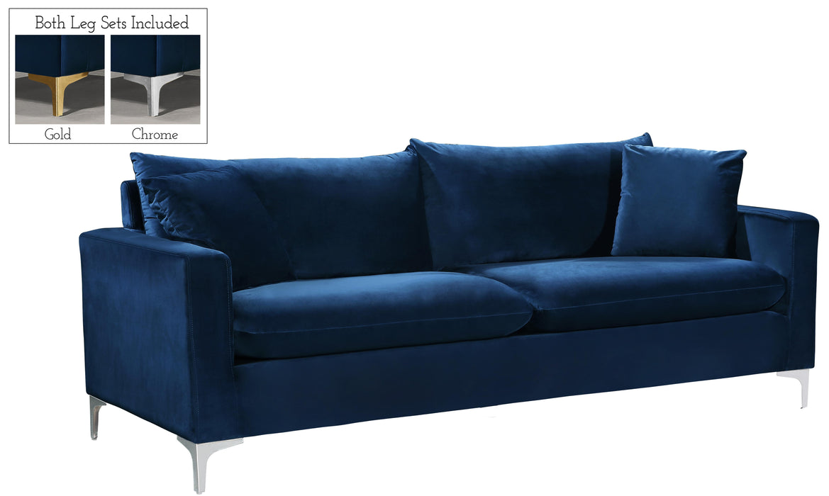 Naomi Navy Velvet Sofa - Just Furniture (PA) - Multi Location